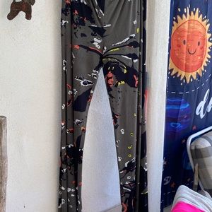 Petit Pois palazzo printed pant